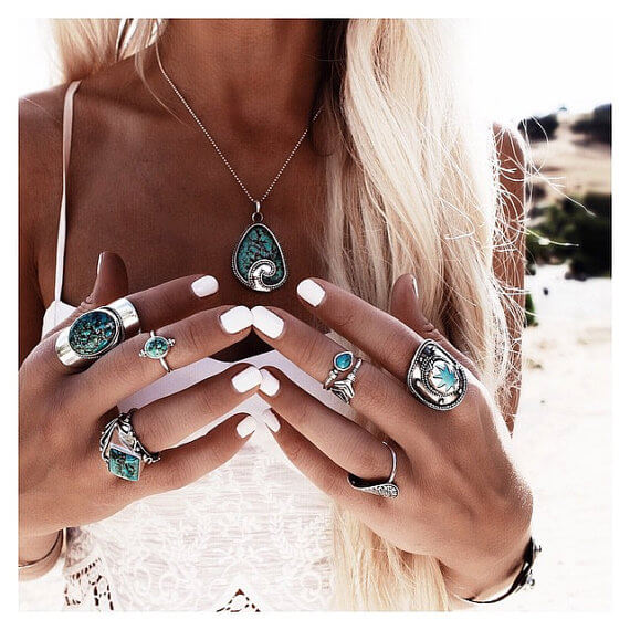 Bohemian silver jewelry handcrafted for the free spirited  