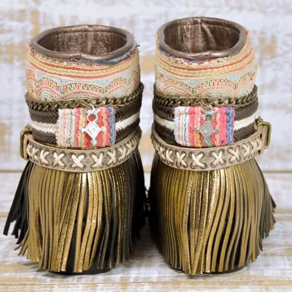 bohemian style booties