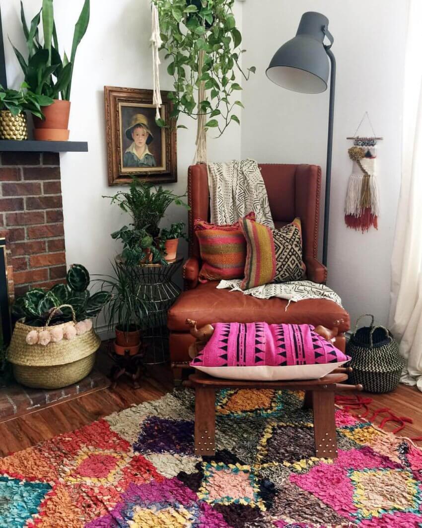 Unique Boho Modern Home Decor for Living room