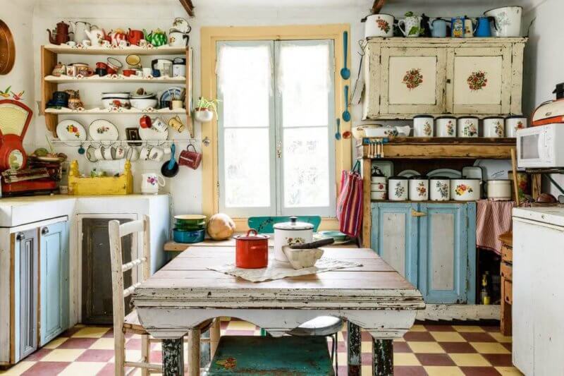 bohemian country home