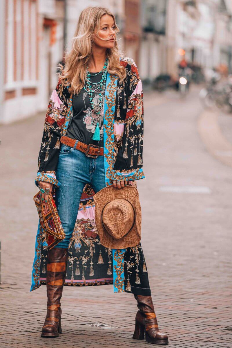 boho kimono outfit