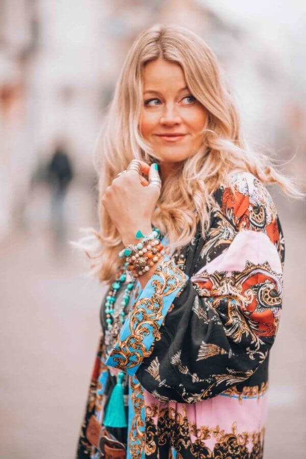 bohemian style kimono