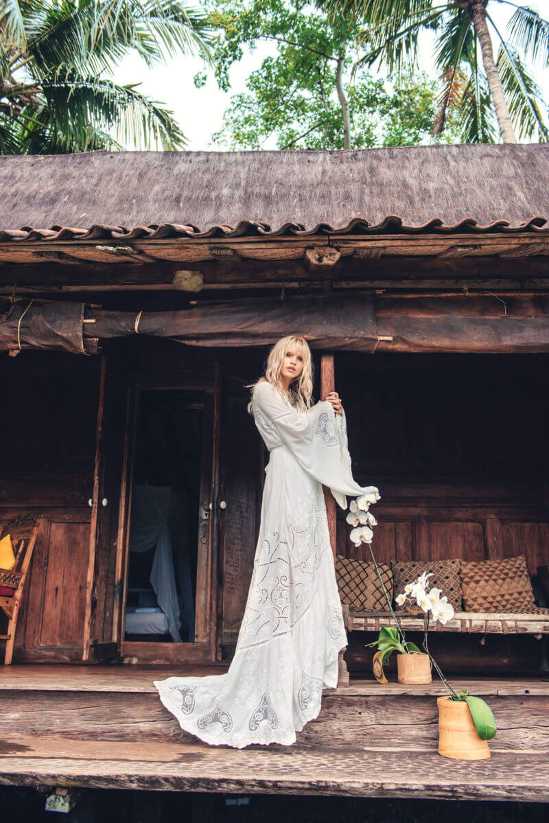 romantic bohemian wedding dresses 