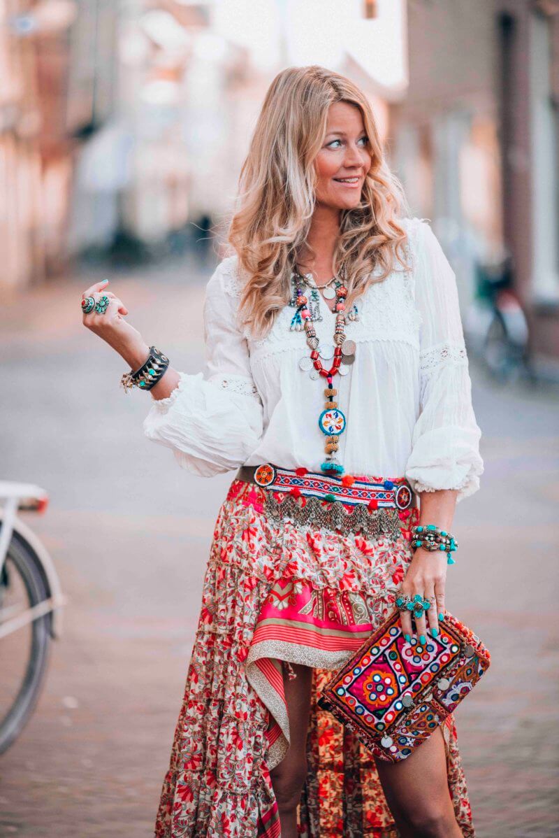 Bohemian Ibiza skirt