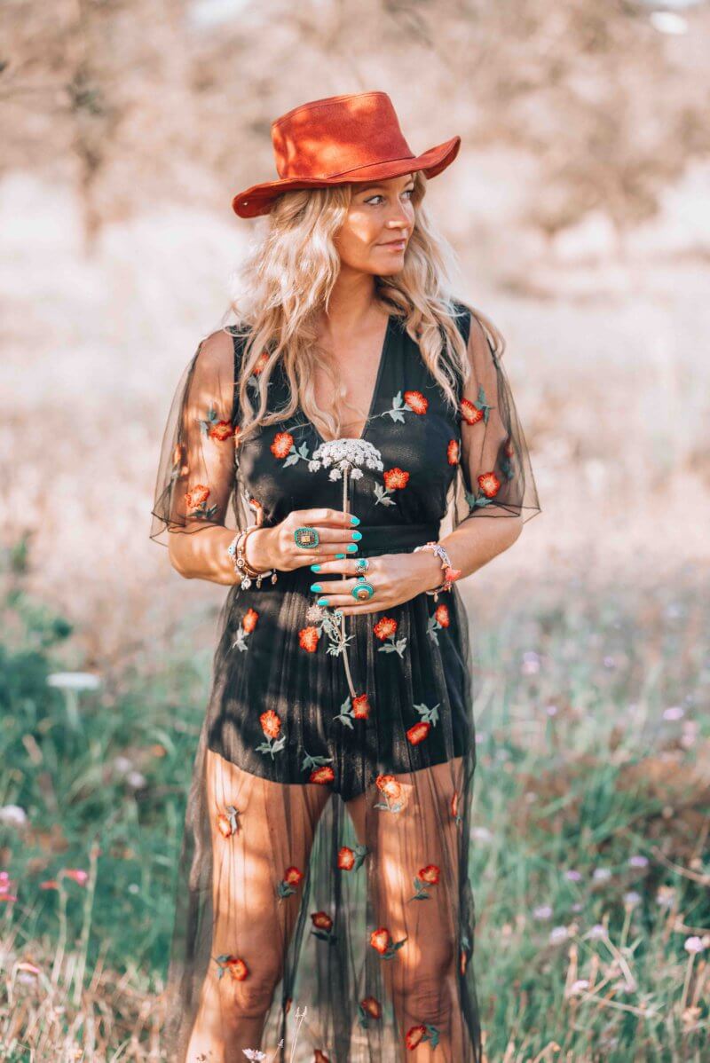 romantic bohemian dress