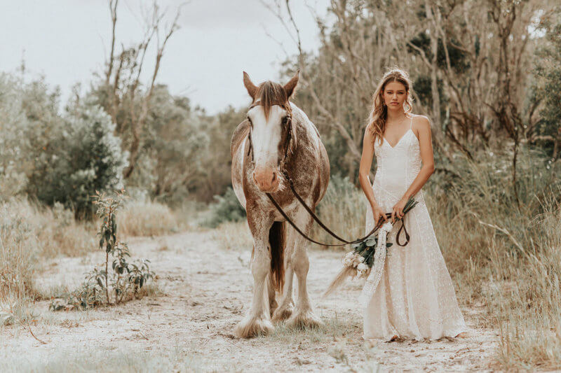 romantic boho wedding dresses