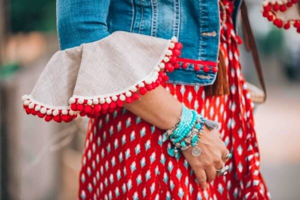 bohemian jeans jacket