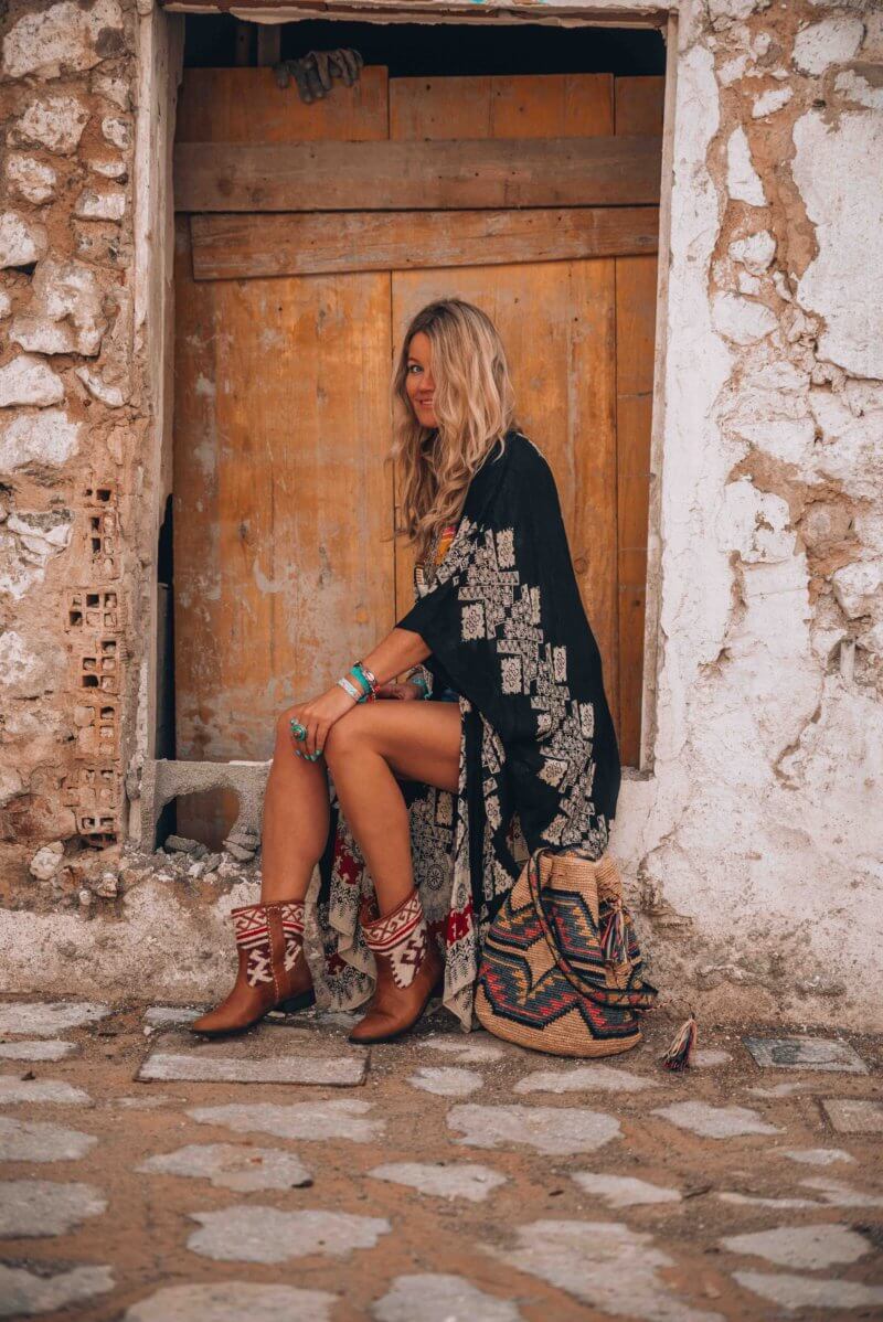 boho style kimono