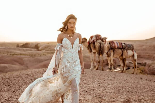 bohemian bridal fashion