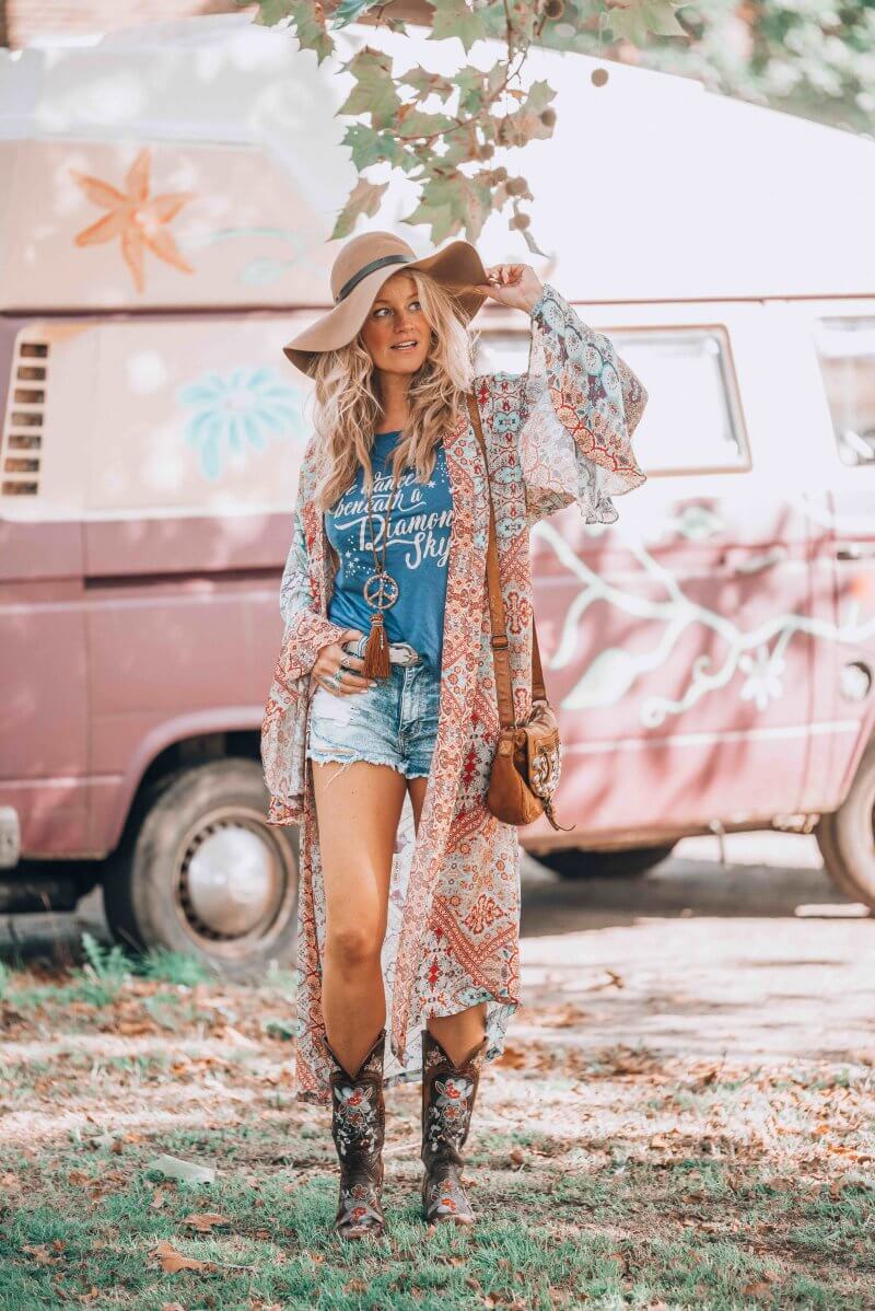 hippie chic look