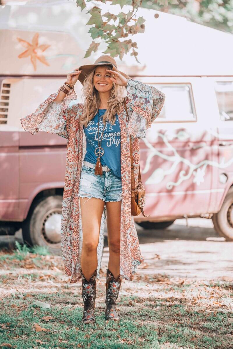 hippie chic look