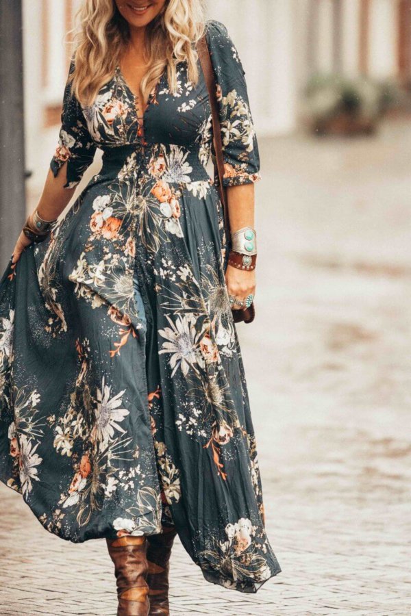 lace up jumper dress