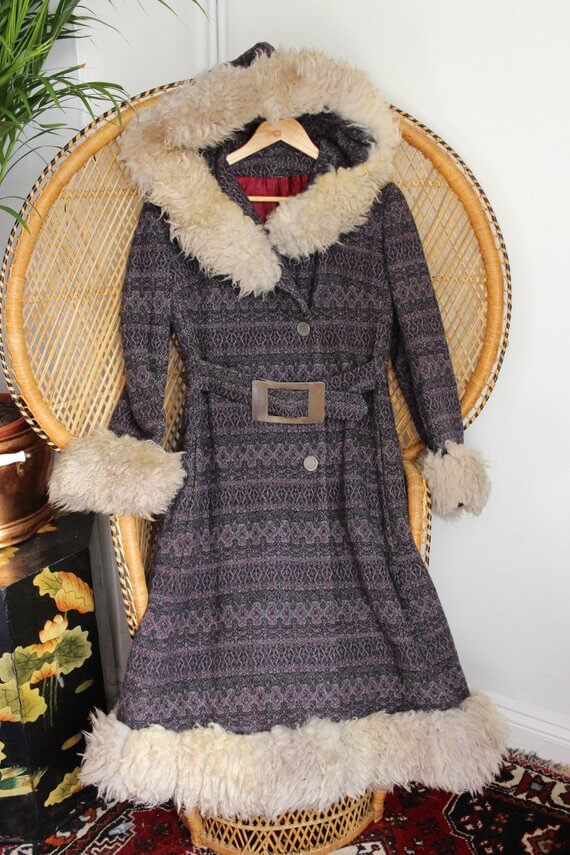 bohemian winter coat