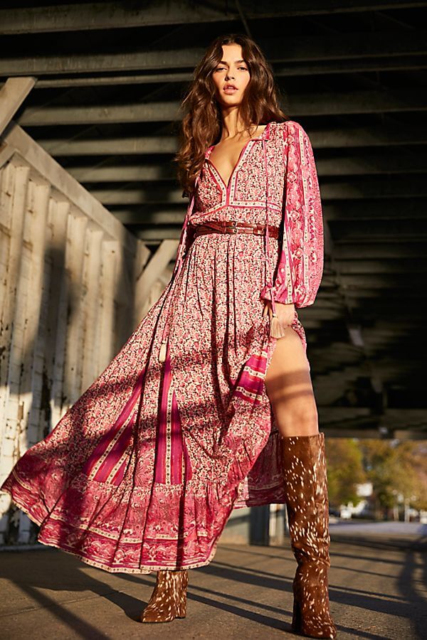 boho indie dress