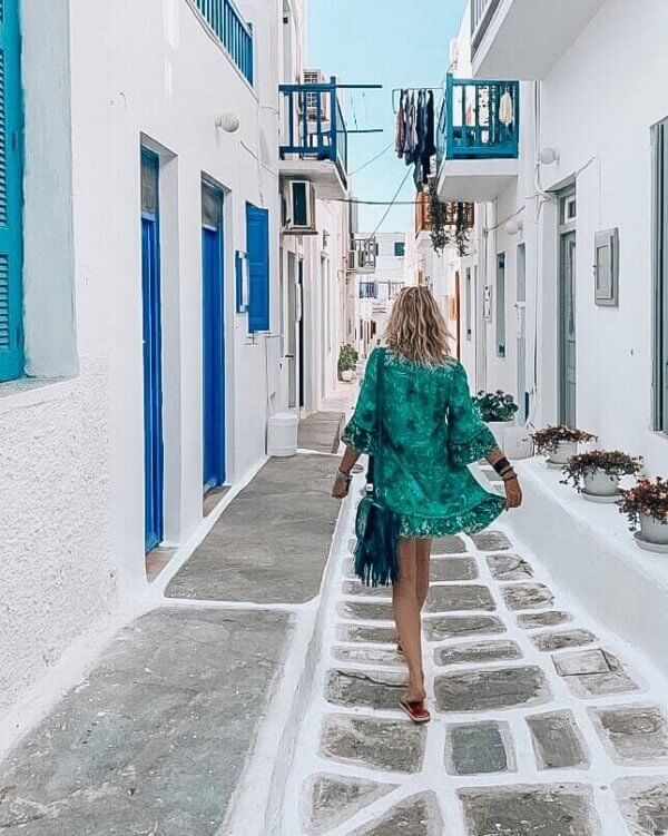 Ibizabohogirl in Mykonos