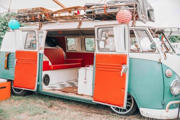 cool hippie vans
