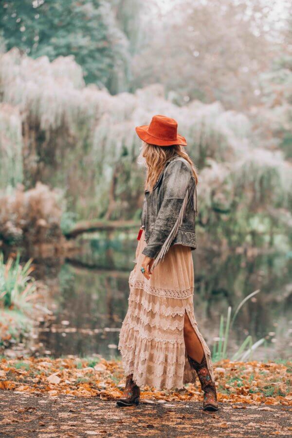 bohemian white maxi dress 