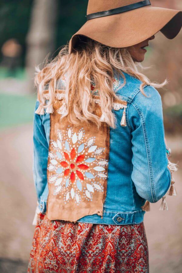 embellished jeans jacket