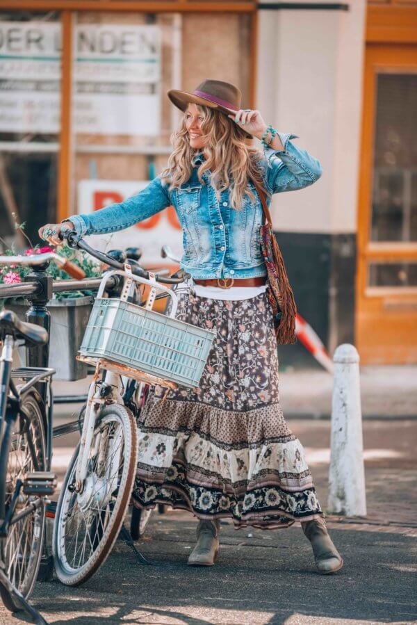 boho chic city look 