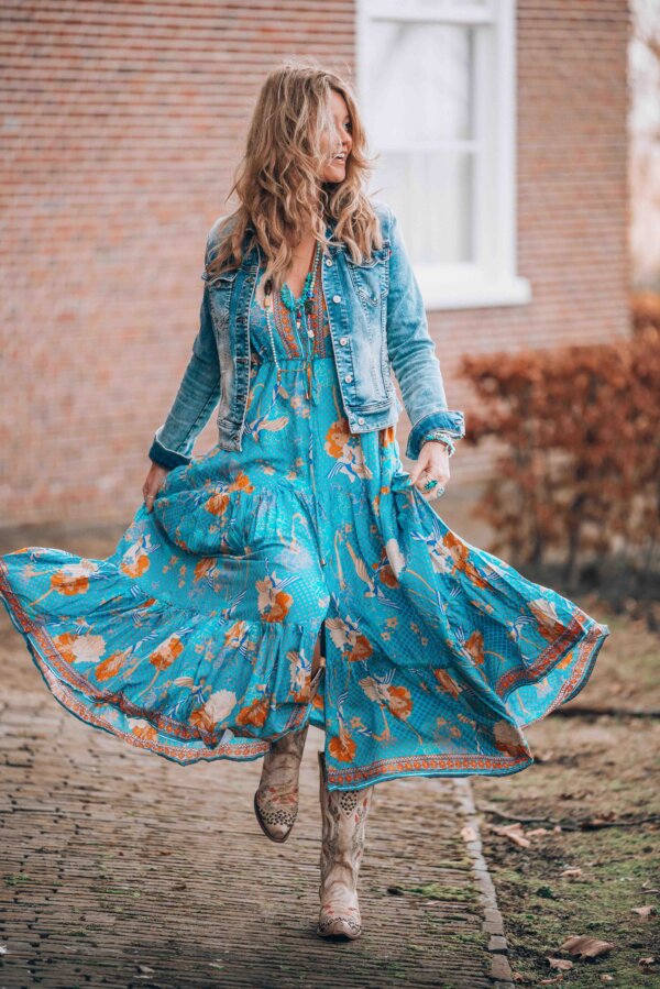 boho maxi dress