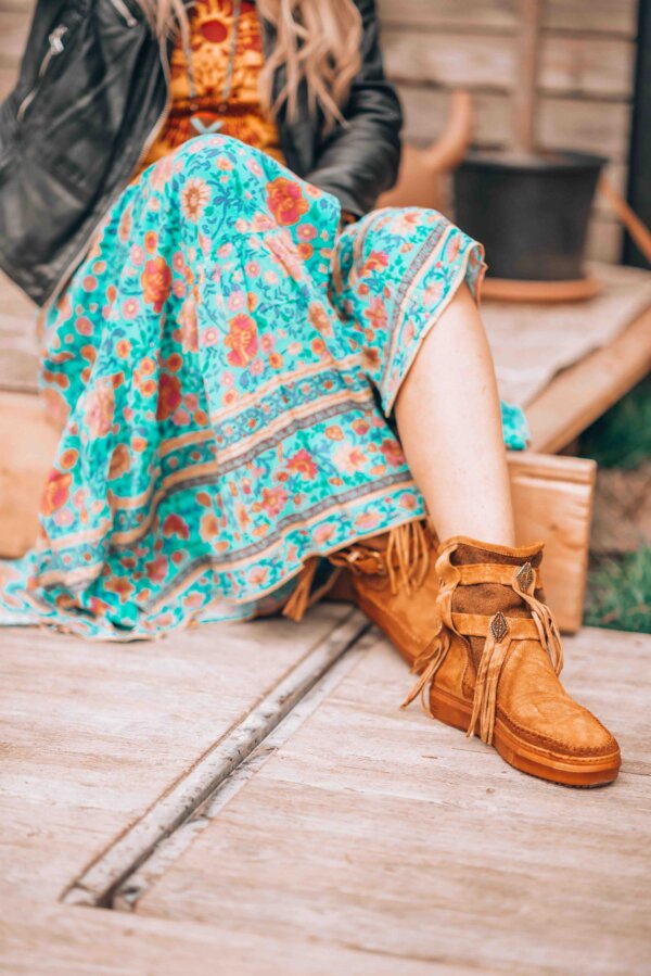 Cute boho boots Styled by Ibizabohogirl