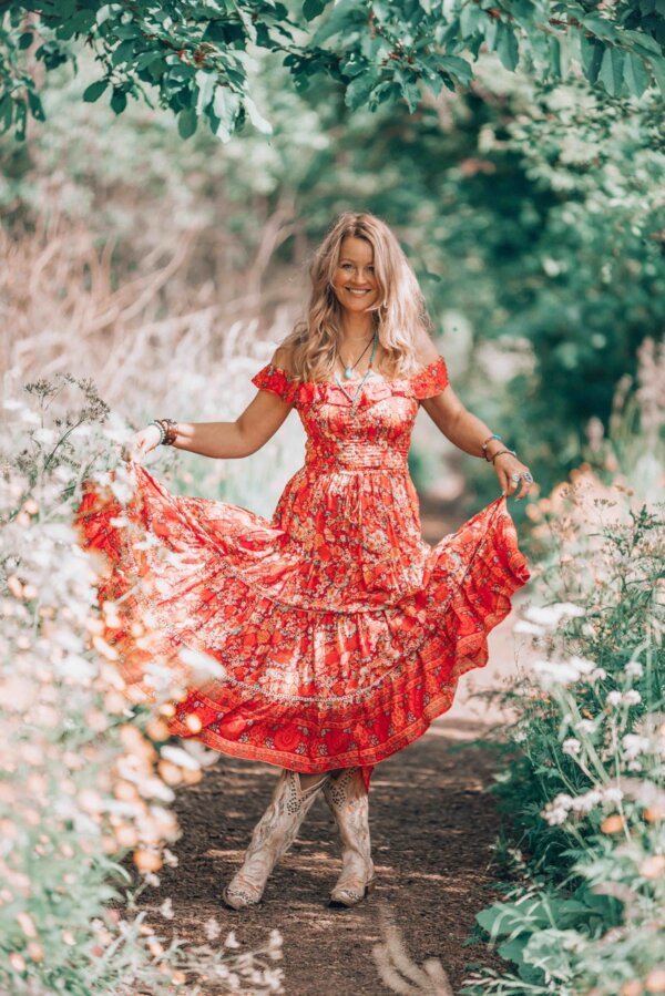 Bohemian summer dress for women
